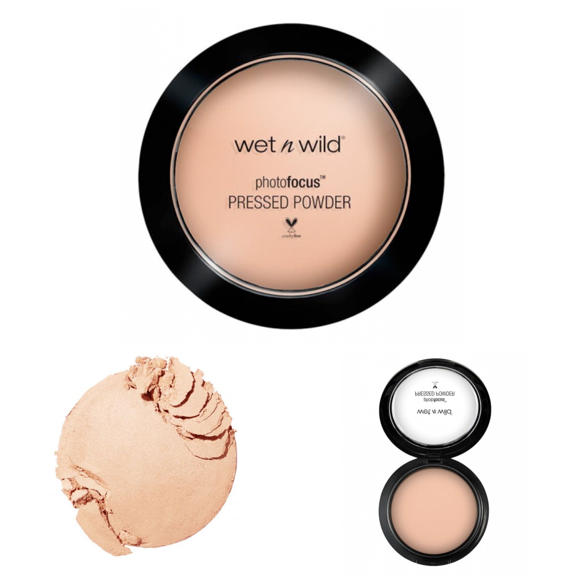 WnW Photofocus Pressed Powder "Neutral Beige" image 0