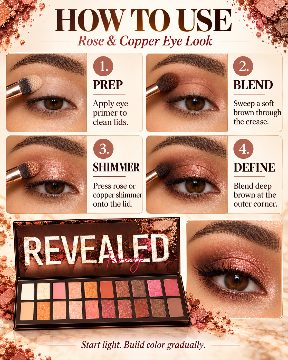 Coastal Scents Revealed Rouge Eyeshadow Palette