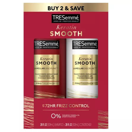 TRESemme Keratin Smooth Shampoo and Conditioner 28Fl Oz  image 0