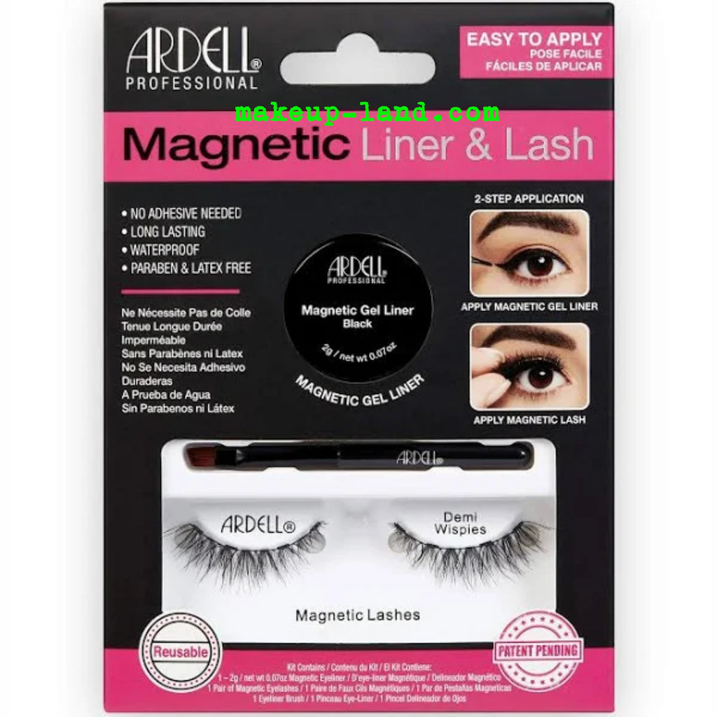 Ardell Magnetic Lash and gel liner Kit-wispies image 0