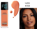 Maybelline Fit me Matte Poreless, foundation "Latte" image 0