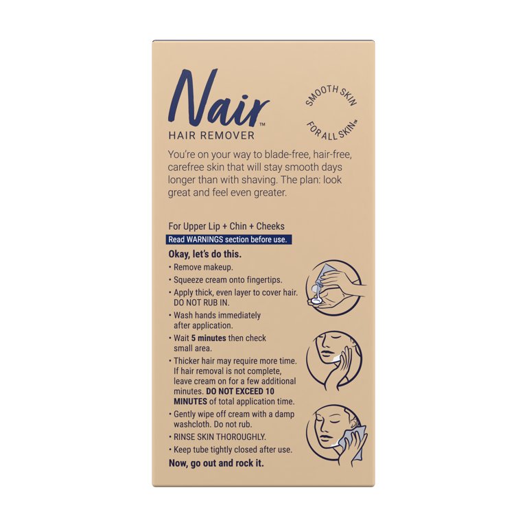 Nair Face Cream Hair Remover image 1