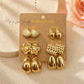 Women's C Shape Multipack Earrings
