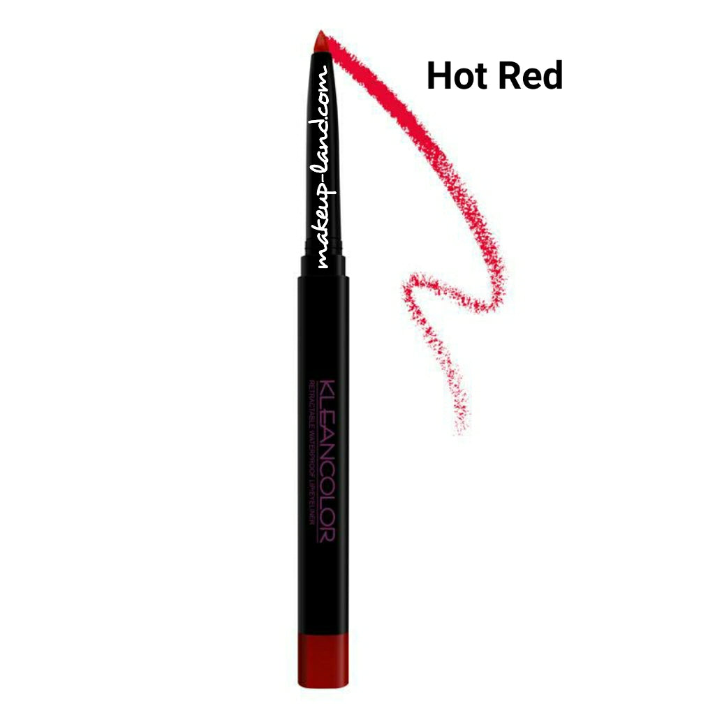 Kleancolor retractable lip liner "Hot Red" image 0