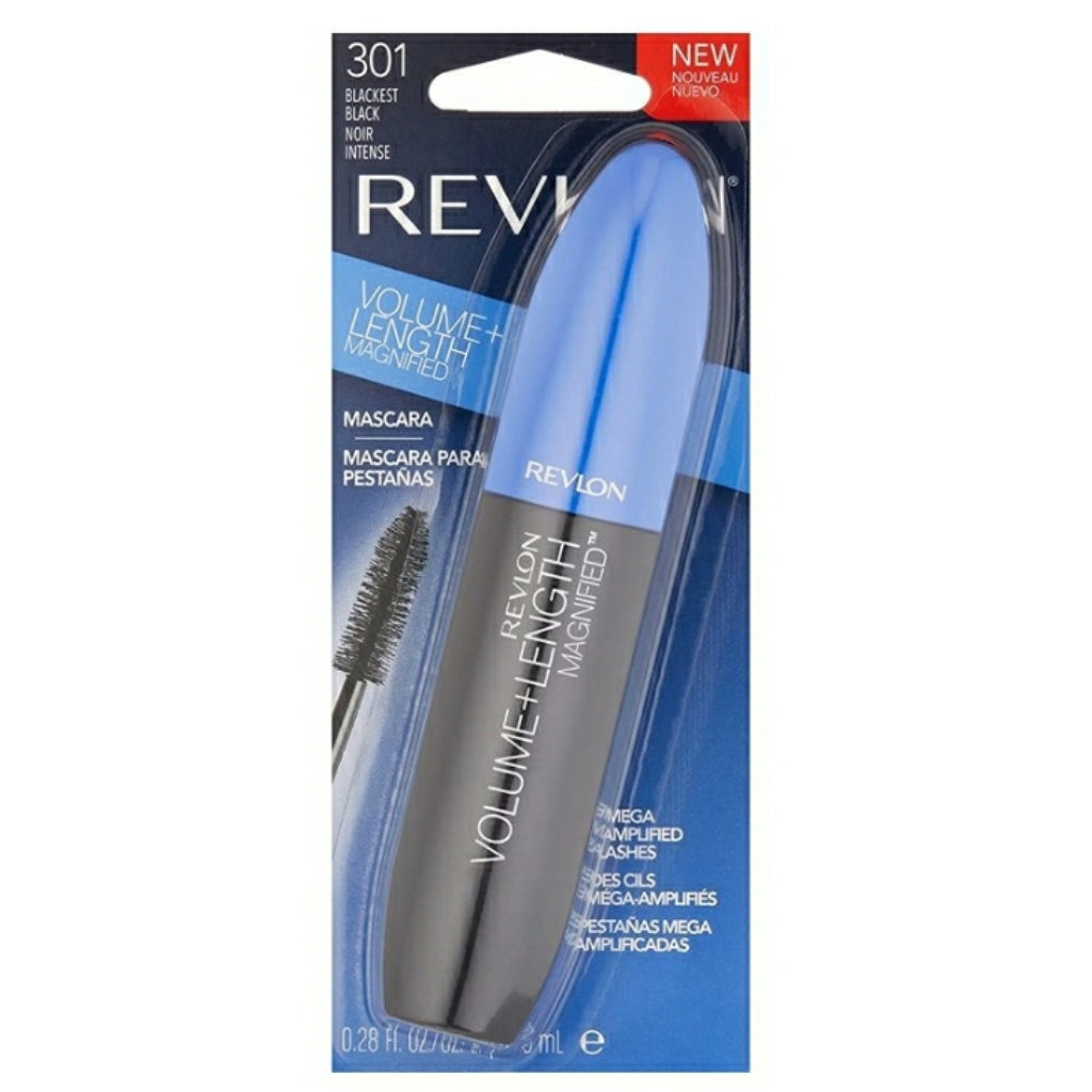 Revlon volumizing and length magnified mascara "blackest black" image 0