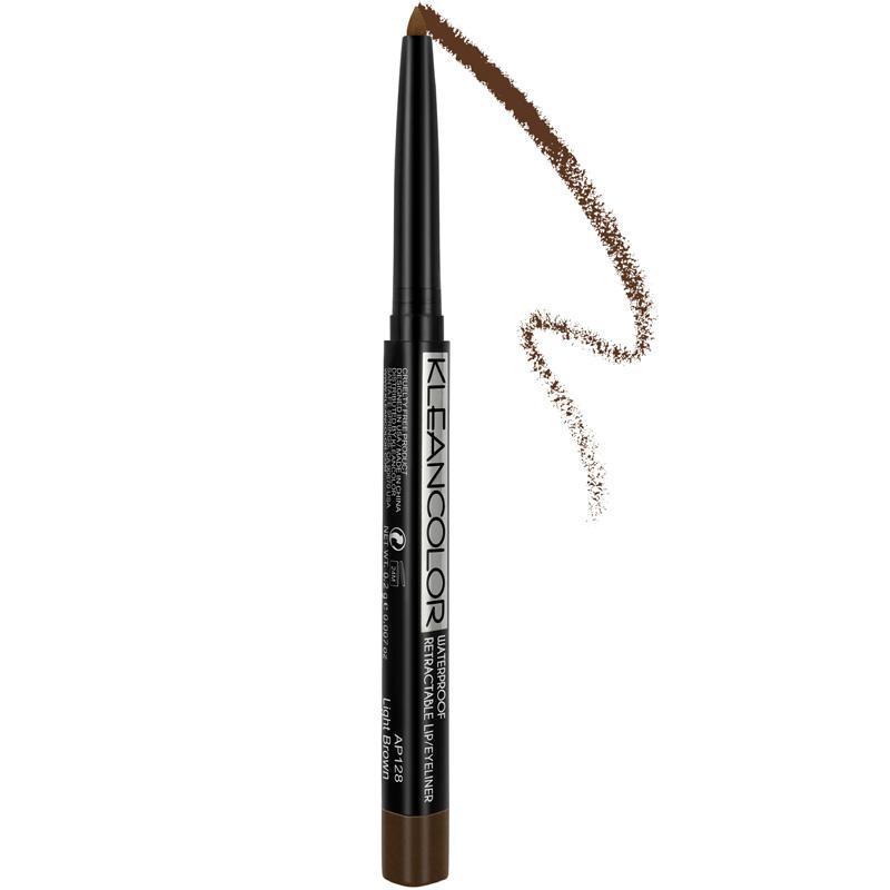 Kleancolor waterproof retractable eyeliner "light brown" image 0