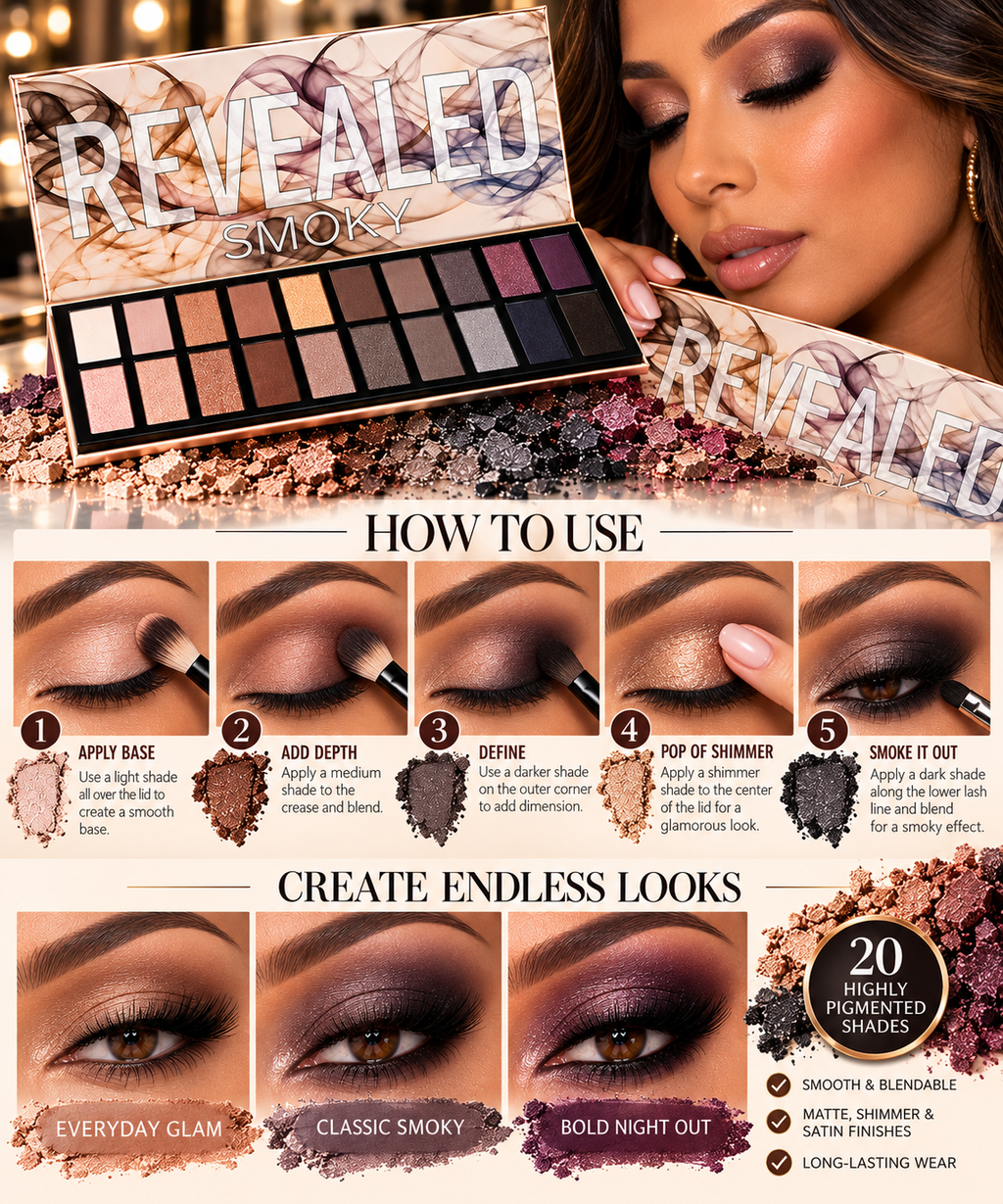 Costalscents Revealed Smoky Eyeshadow Palette