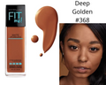 Maybelline Fit Me Matte poreless foundation"Deep Golden" image 0