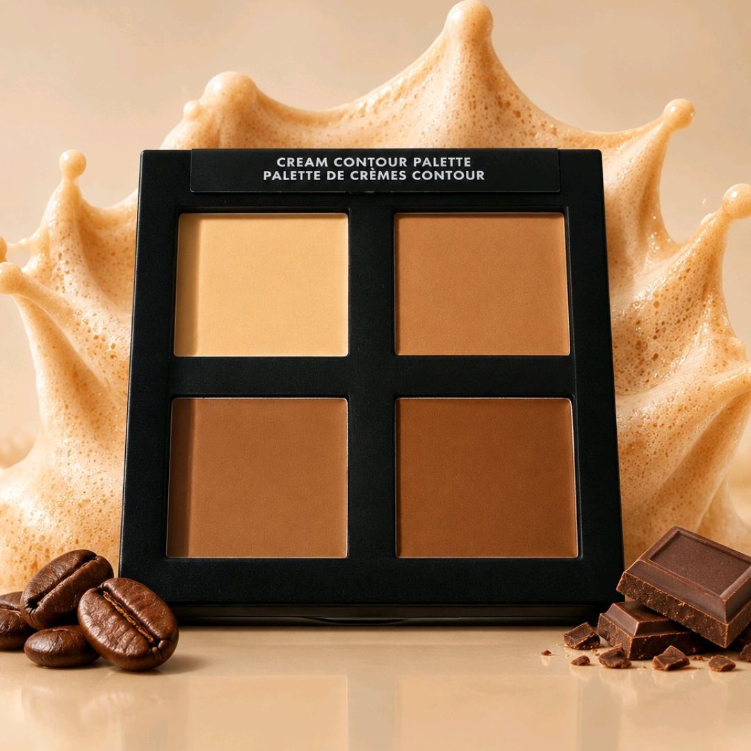 e.l.f cosmetic cream contour in Light/Medium Quad palette
