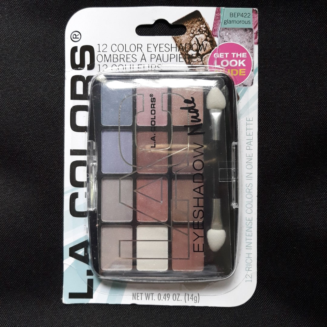 LA Colors 12 color eyshadow Palette "Glamorous" image 0