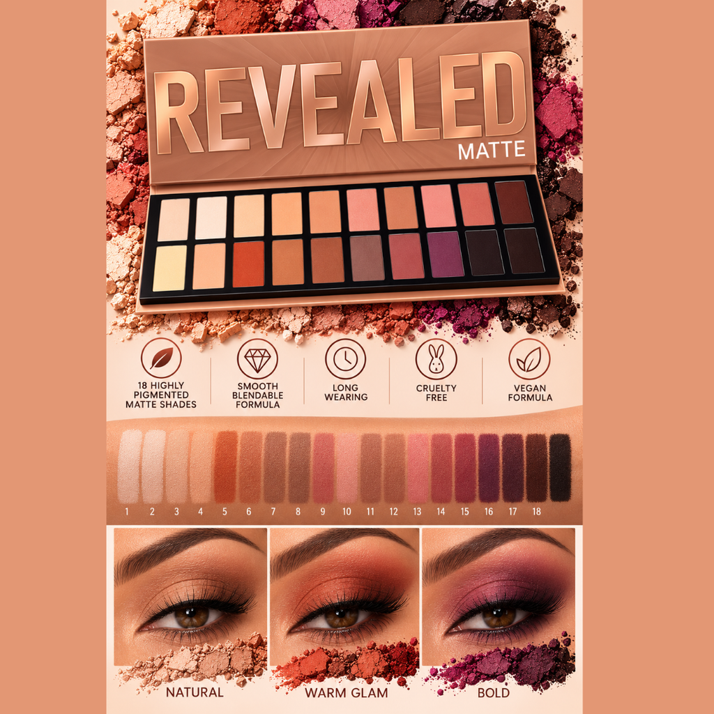 Coastalscents Revealed Matte Eyeshadow Palette