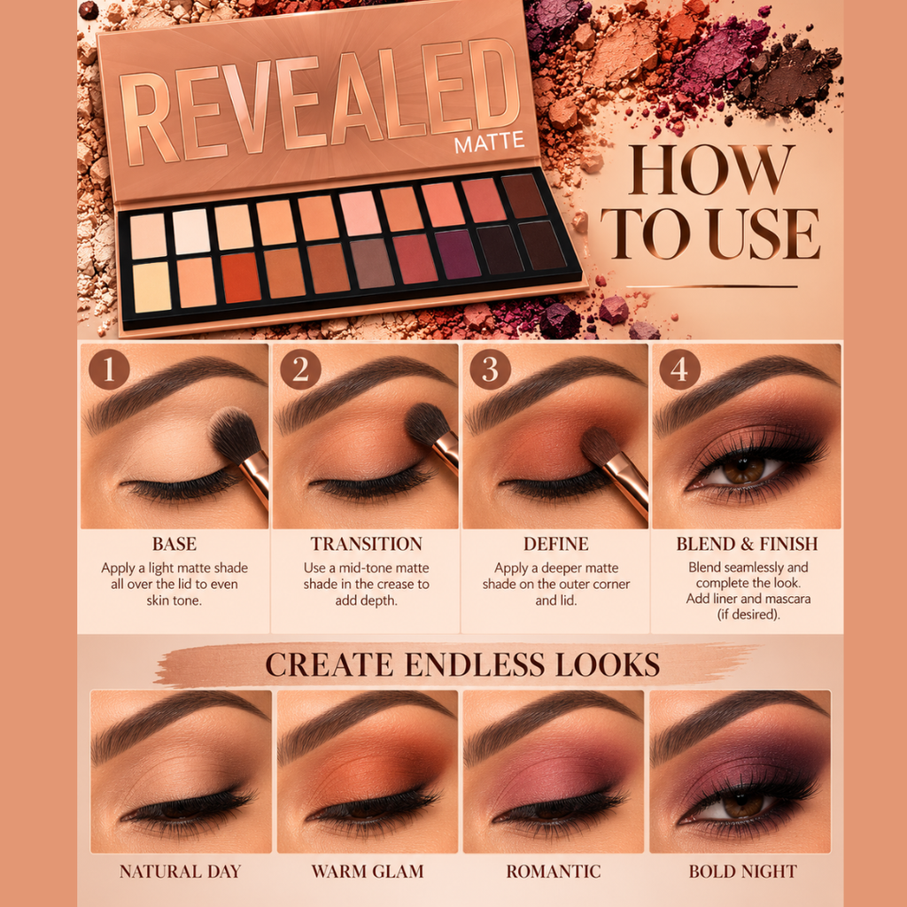 Coastalscents Revealed Matte Eyeshadow Palette