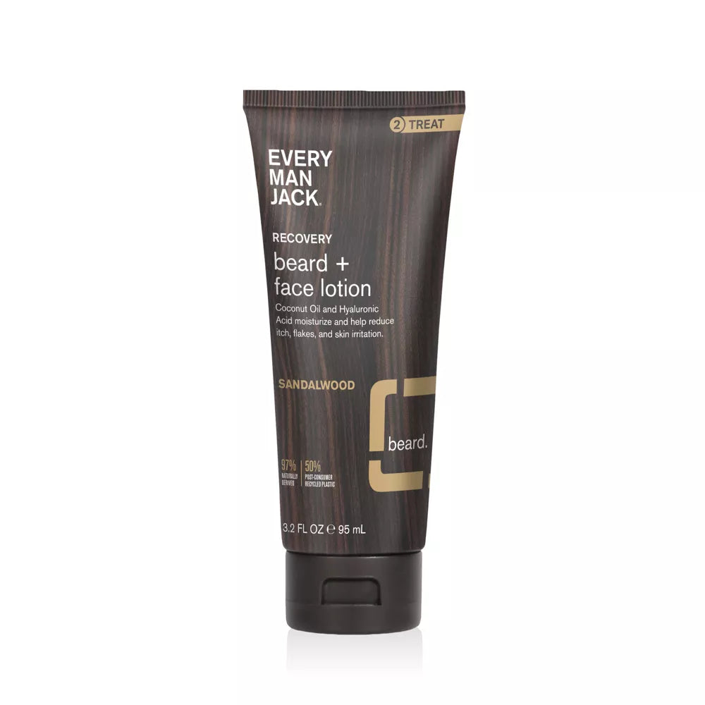 Every Man Jack Beard + Face Lotion (Sandalwood) image 0