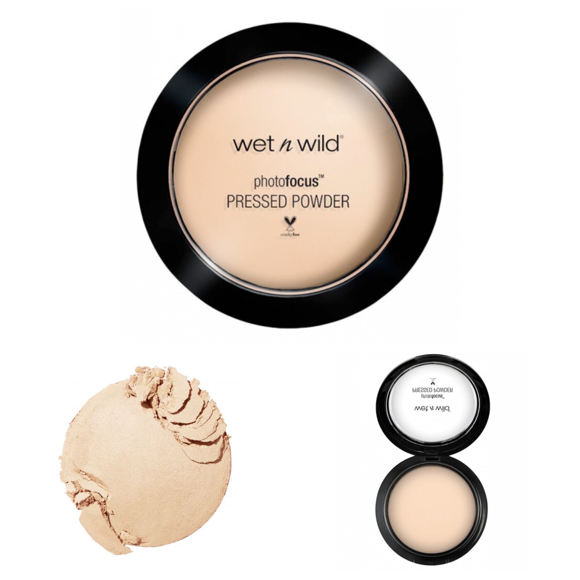 WnW Photofocus Pressed Powder "Warm Light" image 0