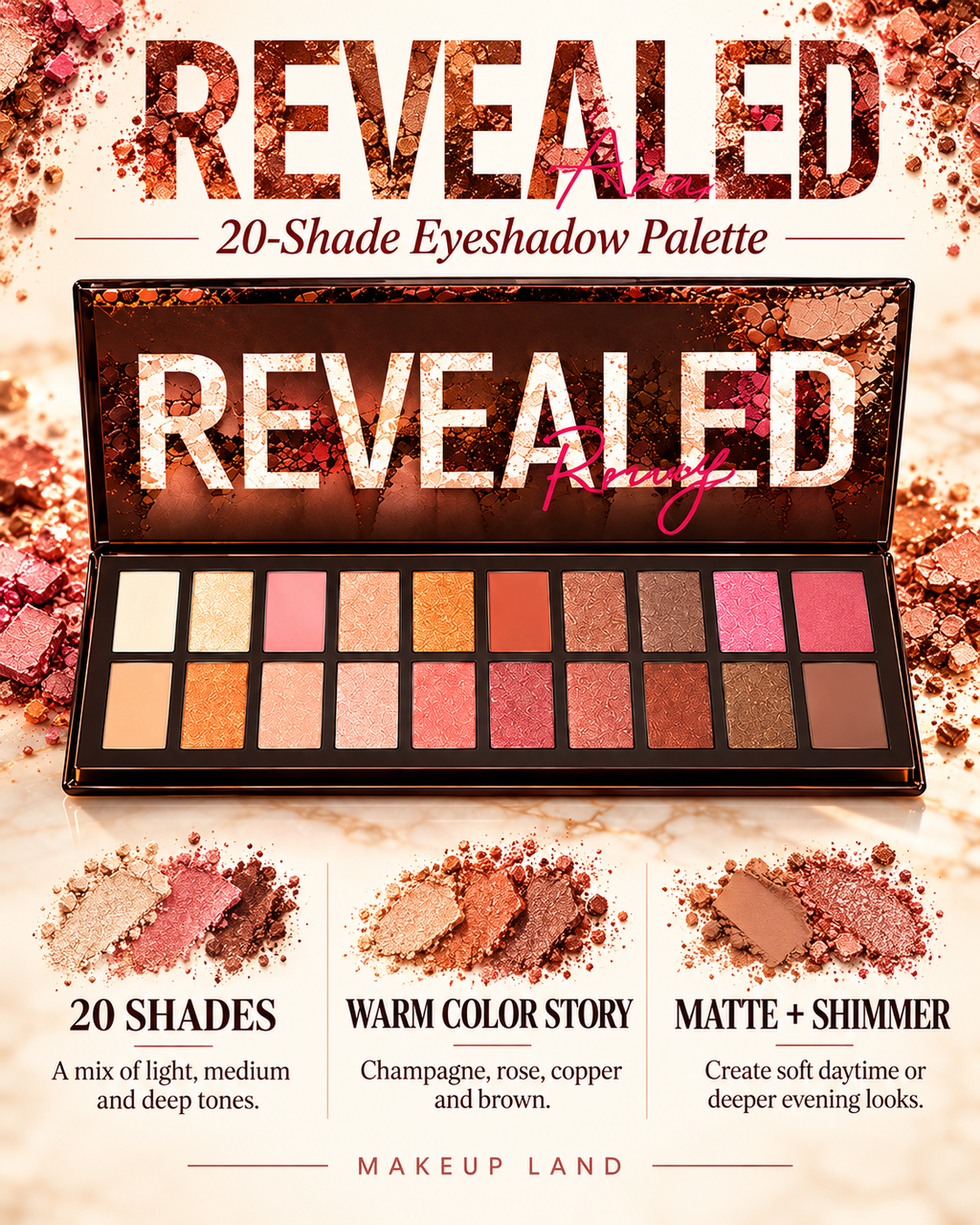 Coastal Scents Revealed Rouge Eyeshadow Palette