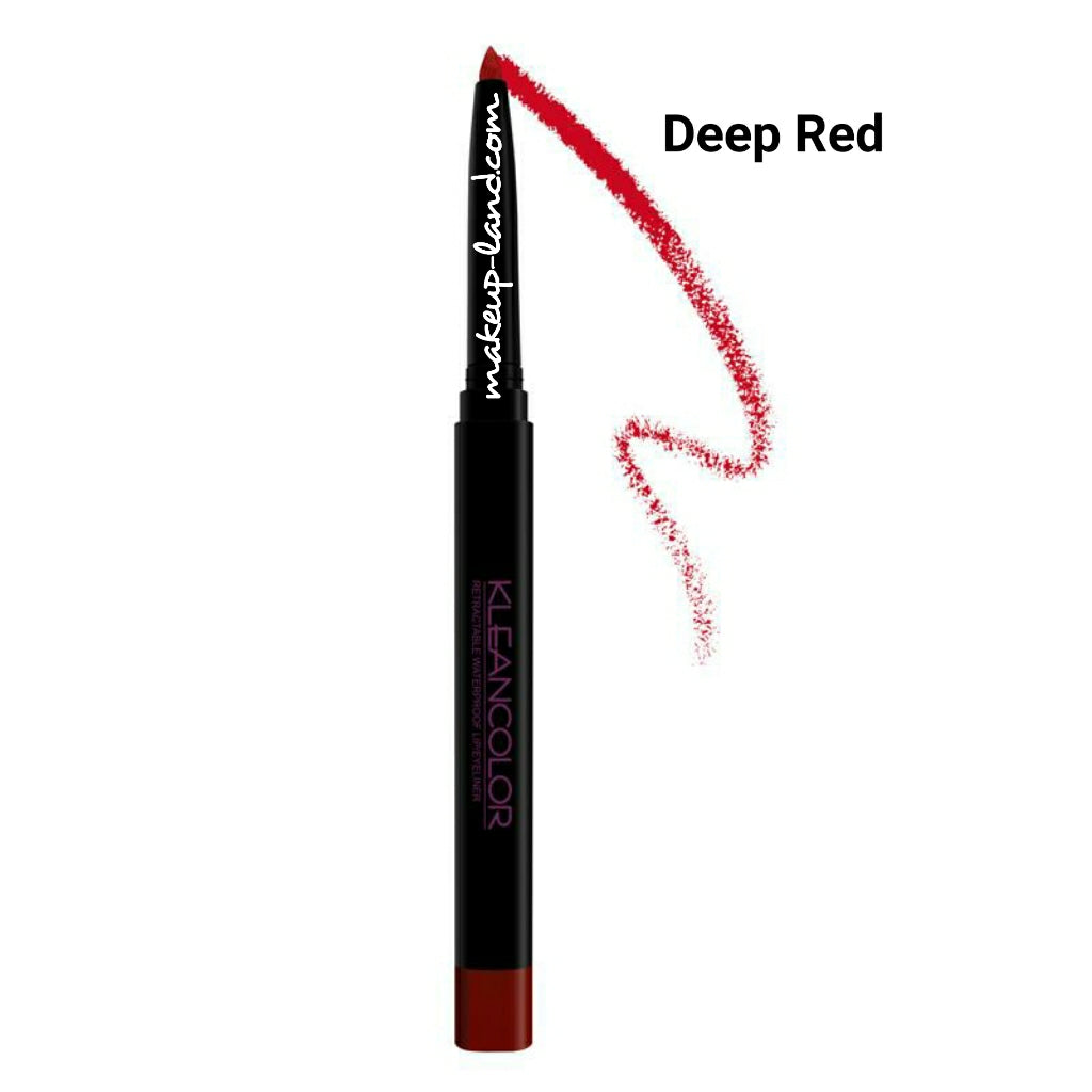 Kleancolor retractable lip liner "Deep Red" image 0