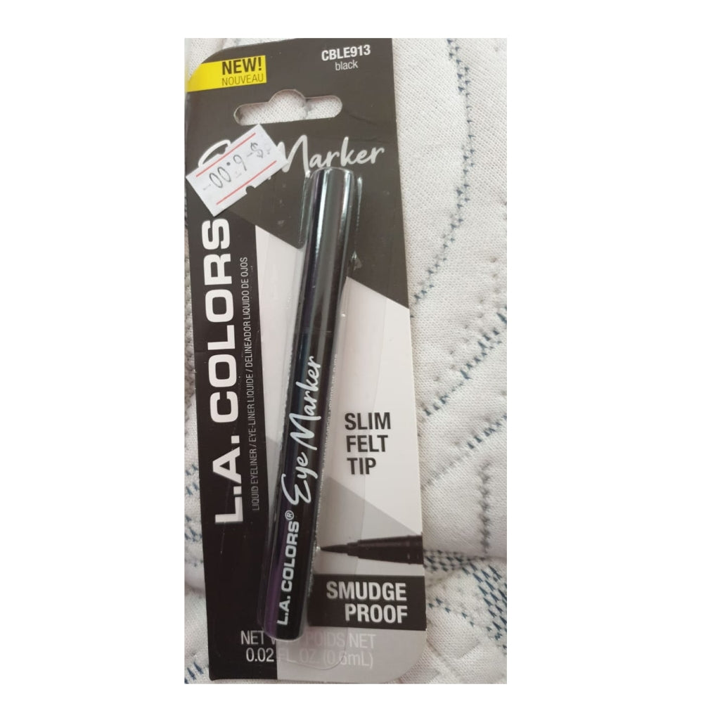 LA colors eye marker slim tip pen eyeliner"Black" image 0