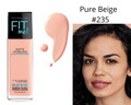 maybelline Fit me matte poreless foundation "Pure Beige" image 0