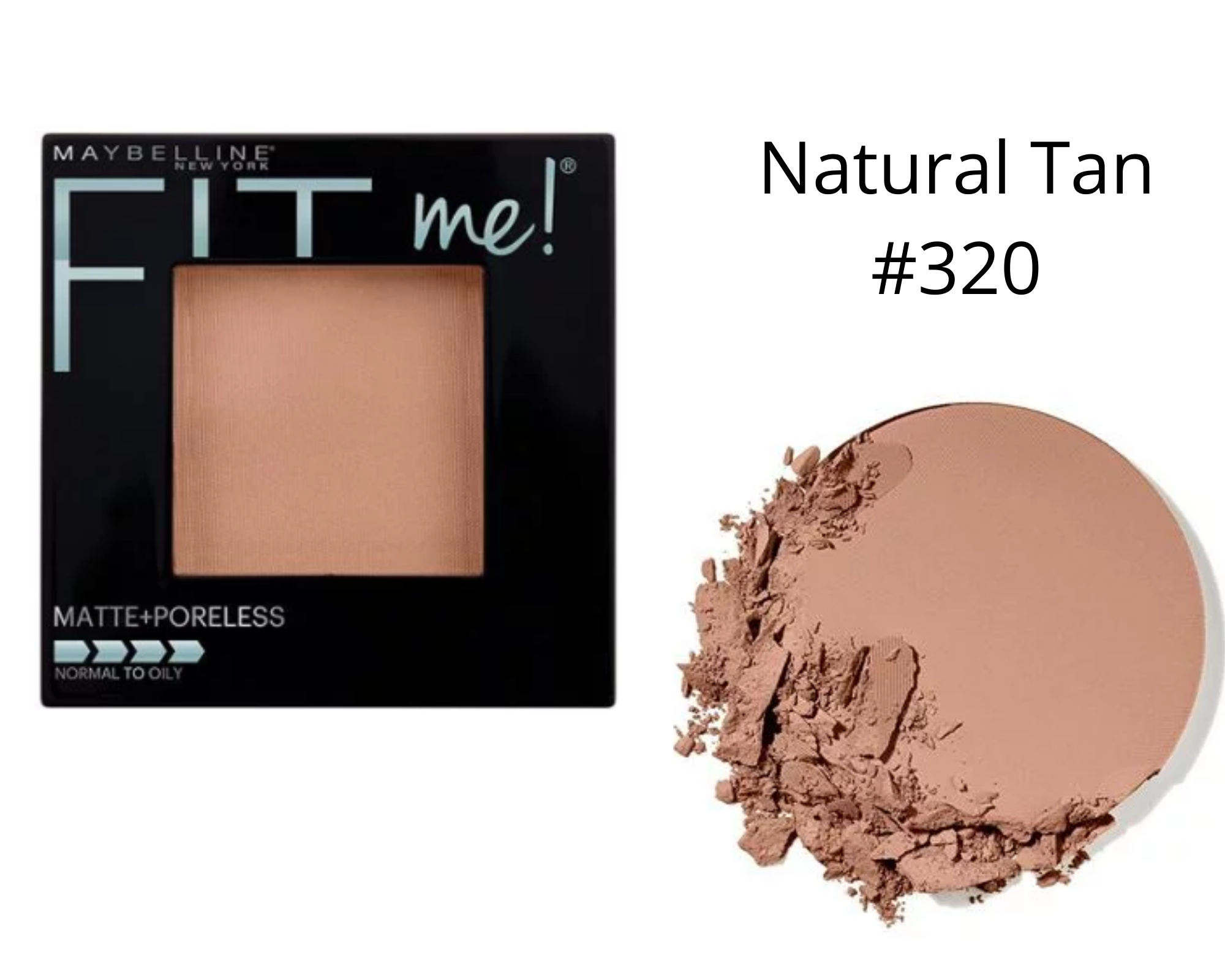 Maybelline Matte Fit Me poreless "Natural Tan" image 0