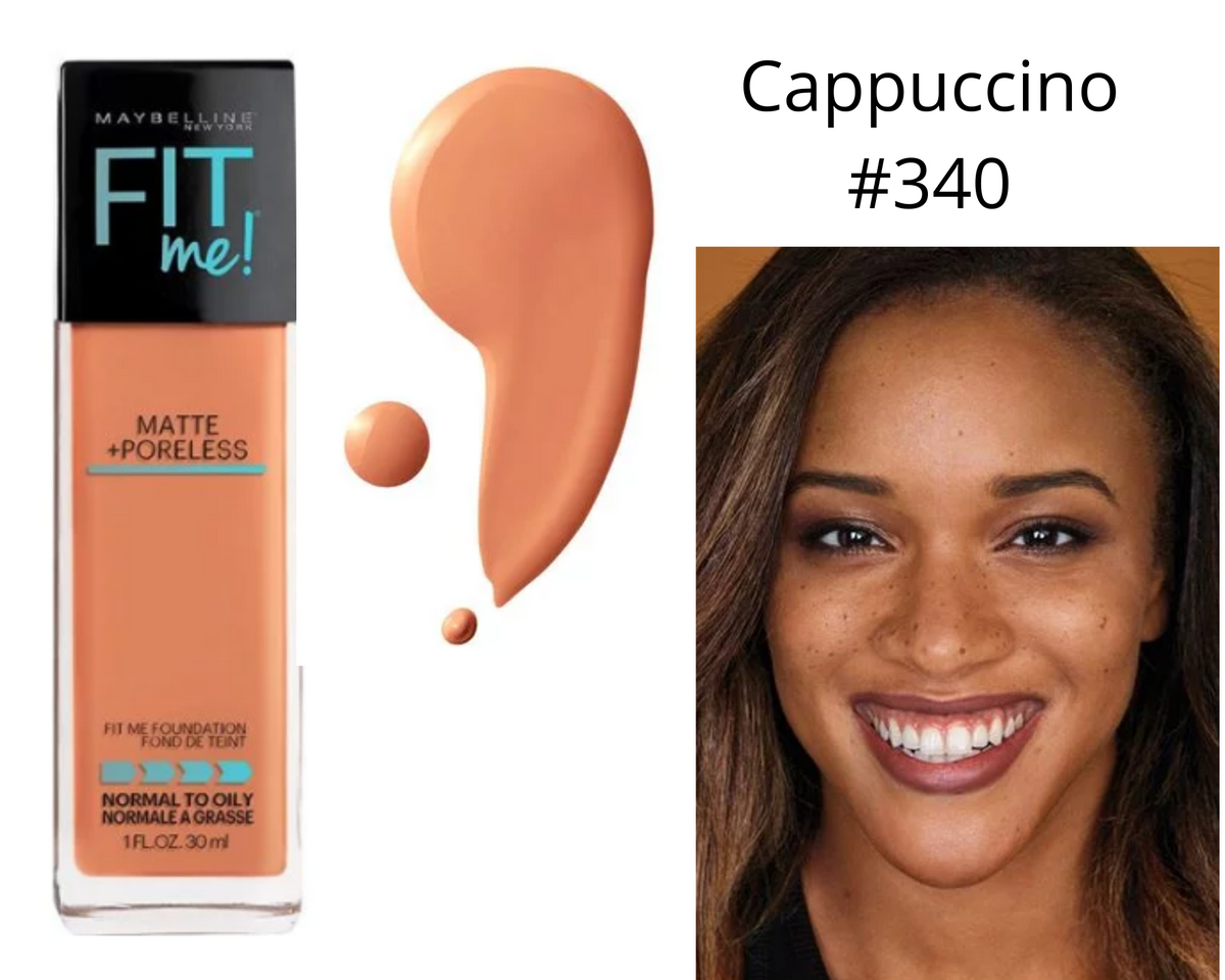 Maybelline Fit Me Matte Poreless foundation "Cappuccino" 340 image 0