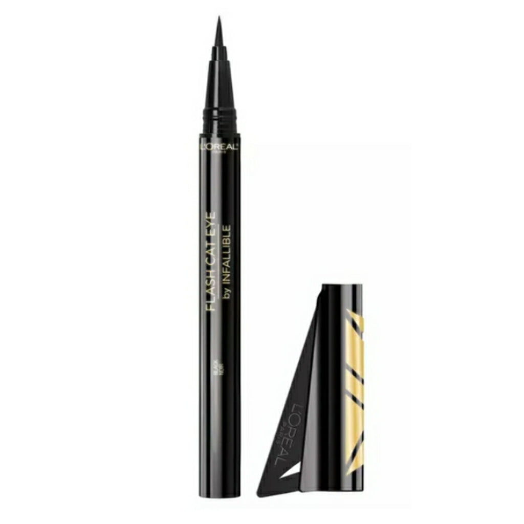 LOREAL Paris Flash Cat eye Liquid Liner and stencil "Black" image 2